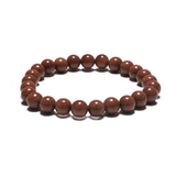 8mm Edelsteen Armband zonder Cadeaudoos - Goud Zandsteen
