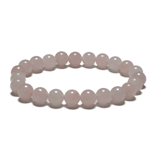 8mm Edelsteen Armband zonder Cadeaudoos - Roze Kwarts