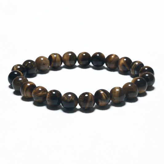 8mm Edelsteen Armband zonder Cadeaudoos - Tijger Eye