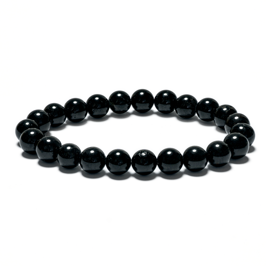8mm Edelsteen Armband zonder Cadeaudoos - Zwarte Toermalijn