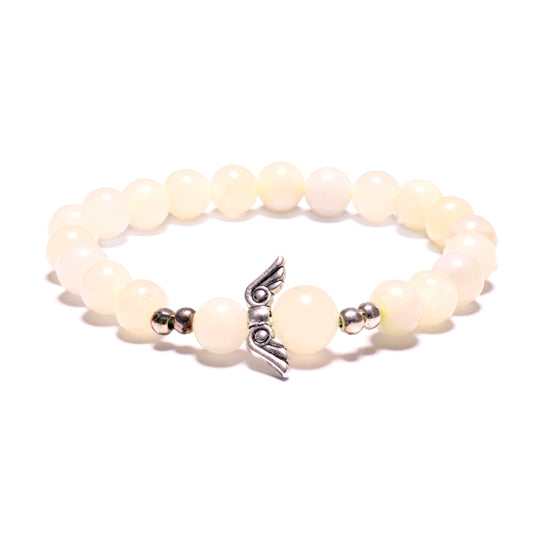 8mm Engelen Armband zonder Doos - Jade