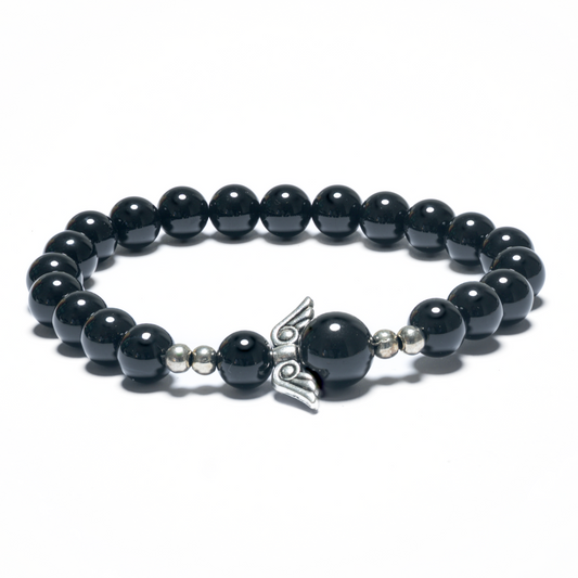8mm Engelen Armband zonder Doos - Onyx
