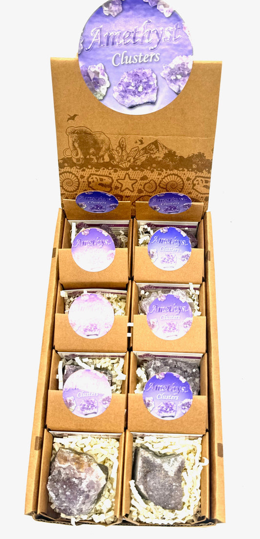 Amethist Clusters - (16 stuks)