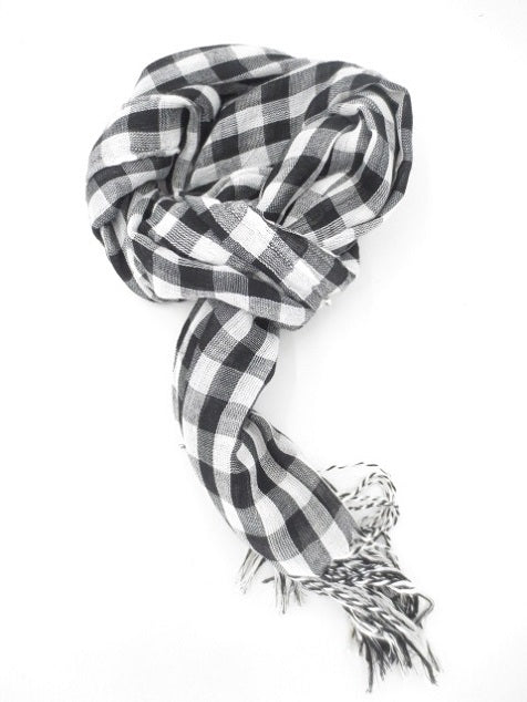 Arafat geruit zwart/wit