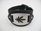 Armband met metalen plaat Cannabis