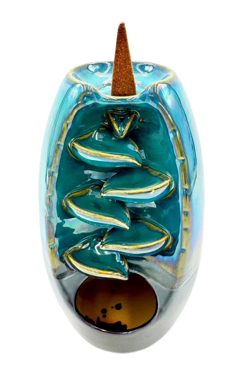 Terugstroom Wierookbrander Waterval Mosgroen (ZYFY-1)