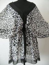 Blouse with zebra print II