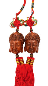 Boeddha's Hoofd Gelukshangers (6 stuks)