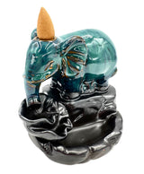 Brander Elephant- Backflow Wierookhouder Mosgroen