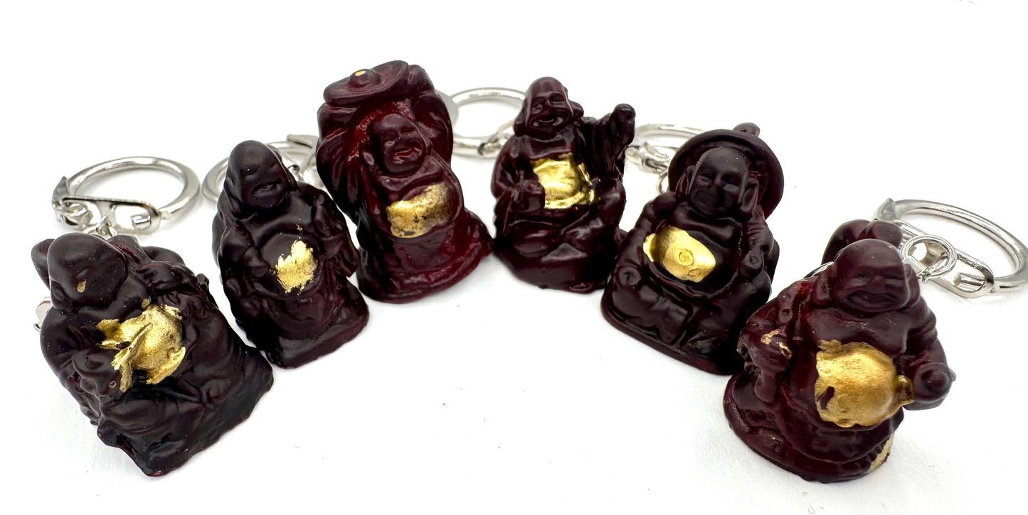 Boeddha-Schlüsselanhänger (6 Stück)