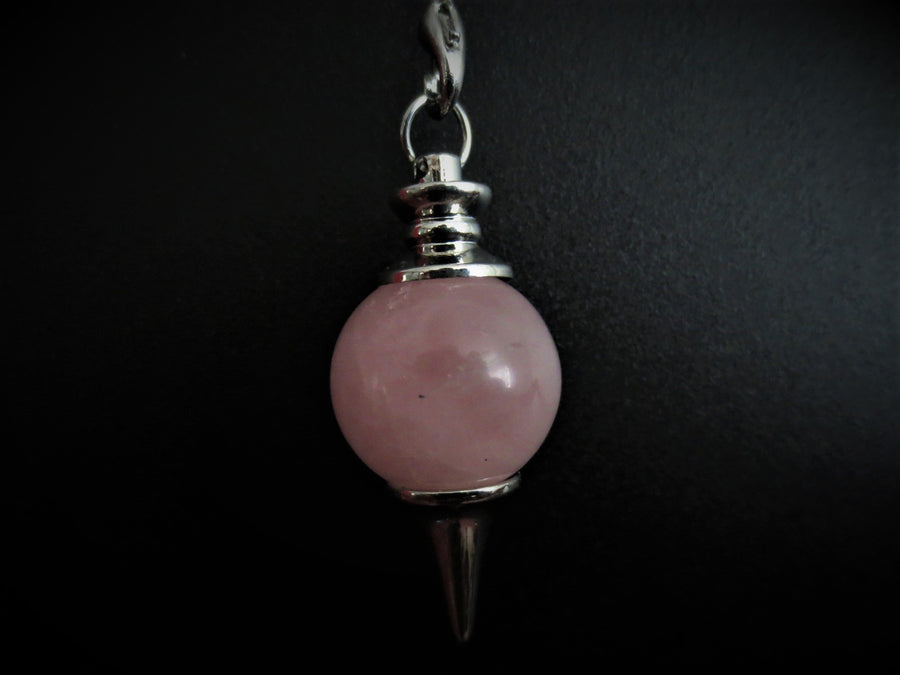 Rose Quartz Gemstone Pendulum Ball