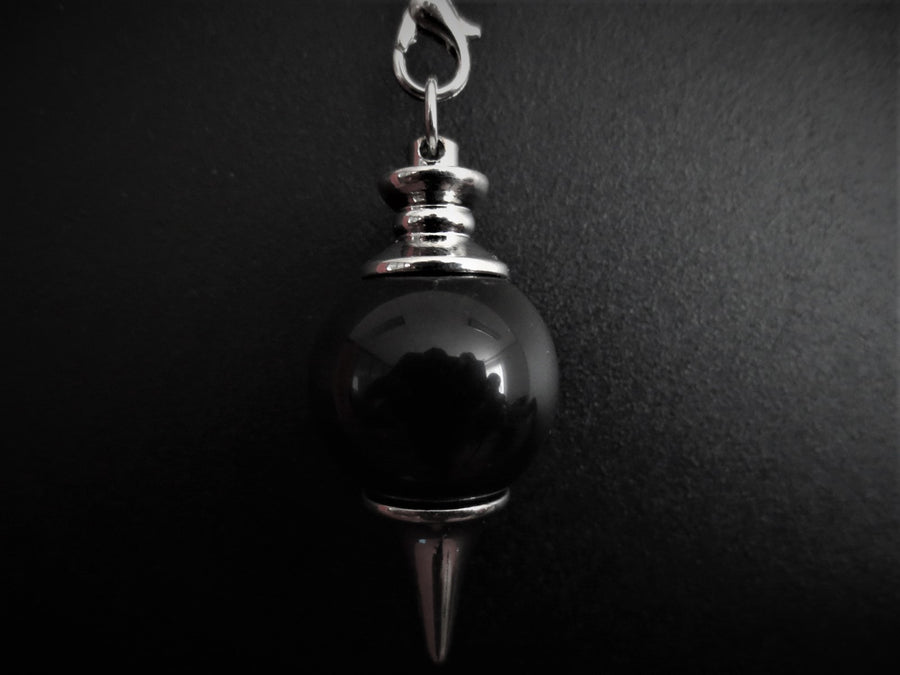Zwarte Onyx Edelsteen Pendelbol