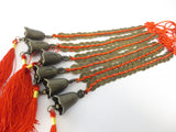 Chinees Geluksmunten met Bel Hangers Set van 6