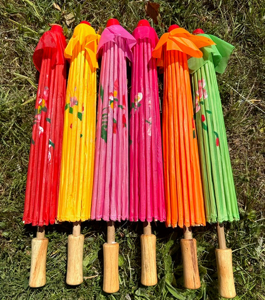 Chinese Parasol - Oranje (Klein)