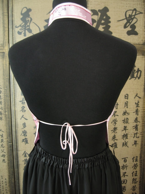 Chinese topje met opening en draak (roze)