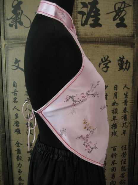 Chinese topje met opening en draak (roze)