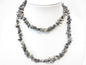 Dunne edelsteen ketting Obsidiaan