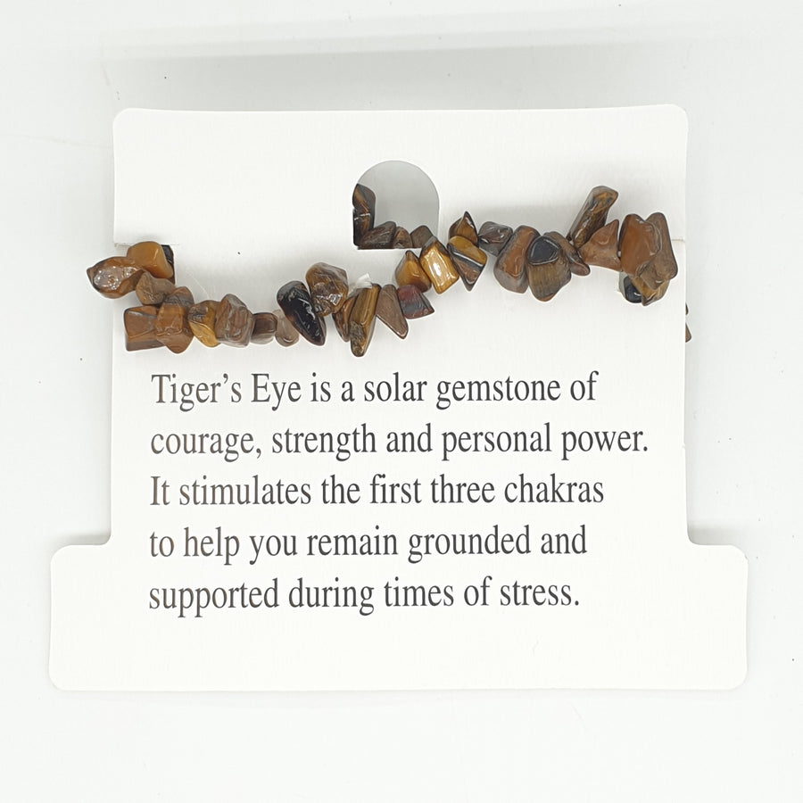 Chipstone Bracelets Tiger Eye (12 pcs)