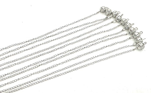 Edelstaal Slingerketting set van 10 stuks