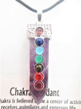 7 Chakra Edelsteen Ketting Hanger (I) - Amethist