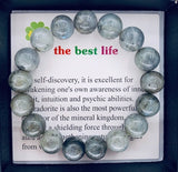 12 mm Edelsteen Armband met Cadeau Doos - Labradorite