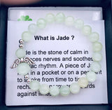 8mm Engelen Armband met Doos - Jade