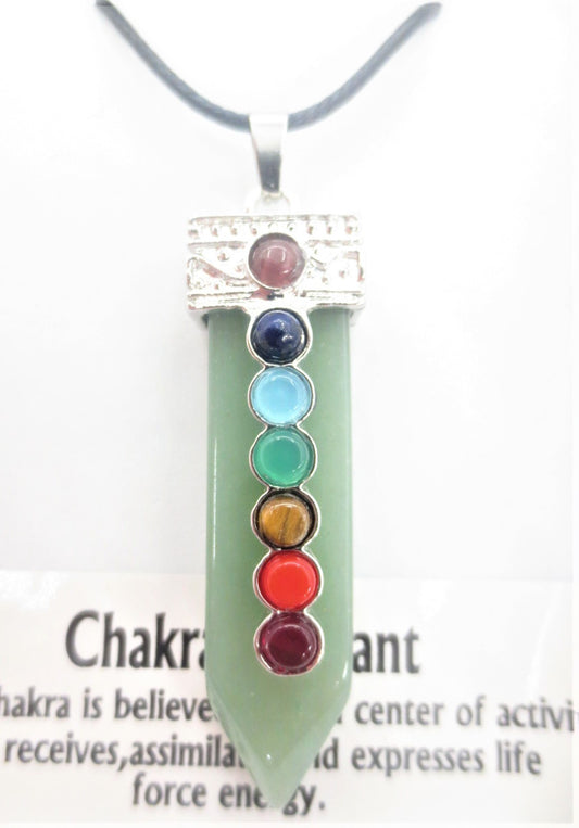 7 Chakra Edelsteen Ketting Hanger (I) - Aventurijn