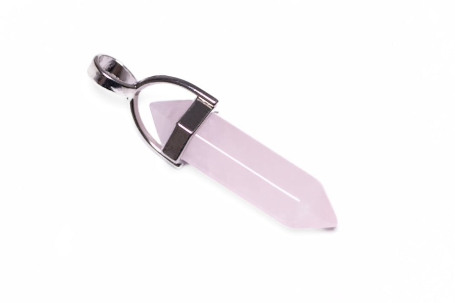 Edelsteen Hanger - Rozenkwarts