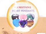 Edelsteen Hart Hangers Ketting Met Diamant Set van 12 stuks
