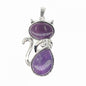 Edelsteen Kat Hanger - Amethist