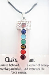 7 Chakra Edelsteen Ketting Hanger (I) - Rozenkwarts
