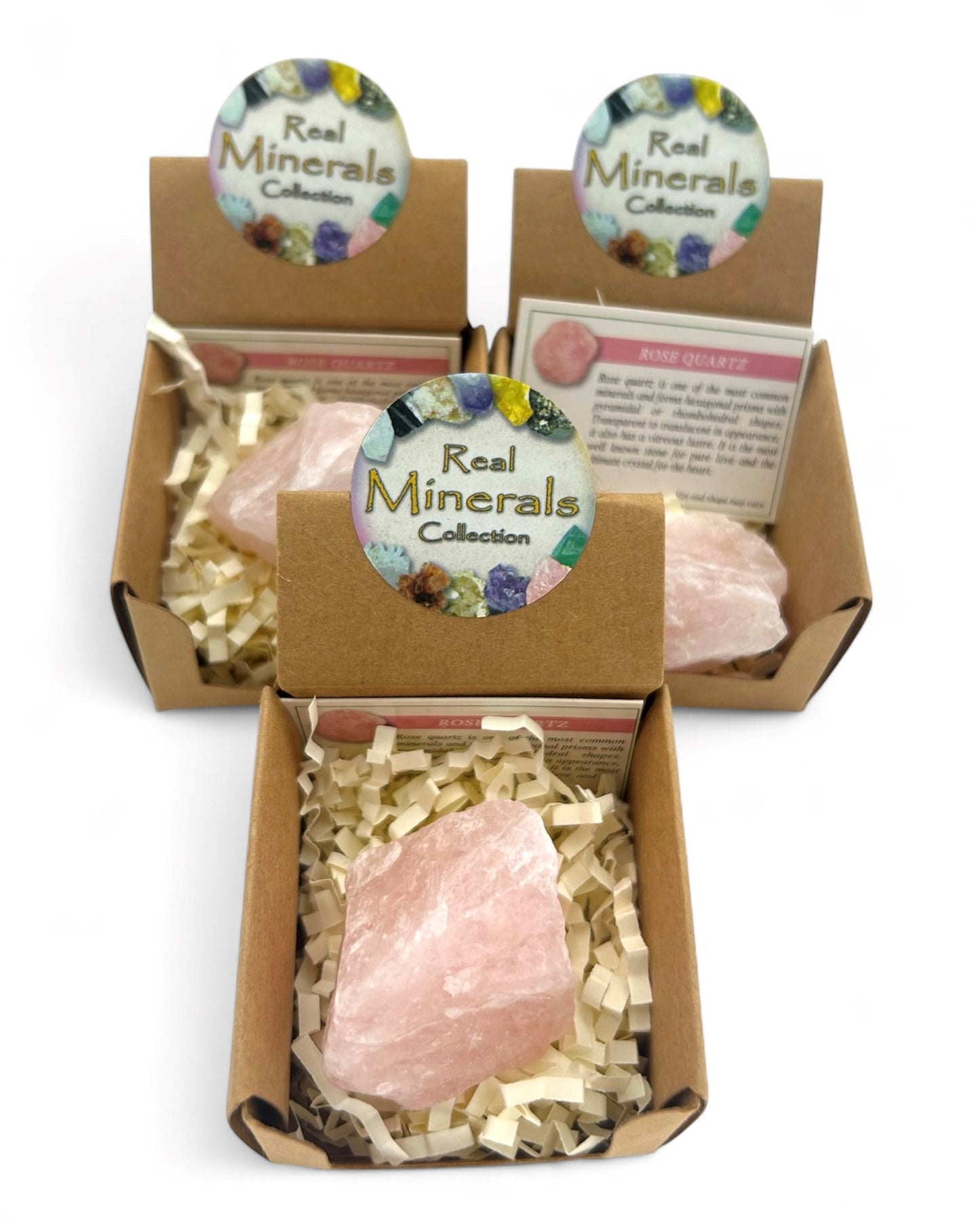 Edelsteenclusters - Rozenkwarts