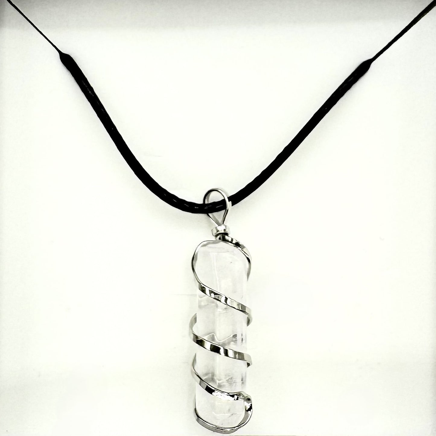 Edelsteenhanger Ketting - Bergkristal