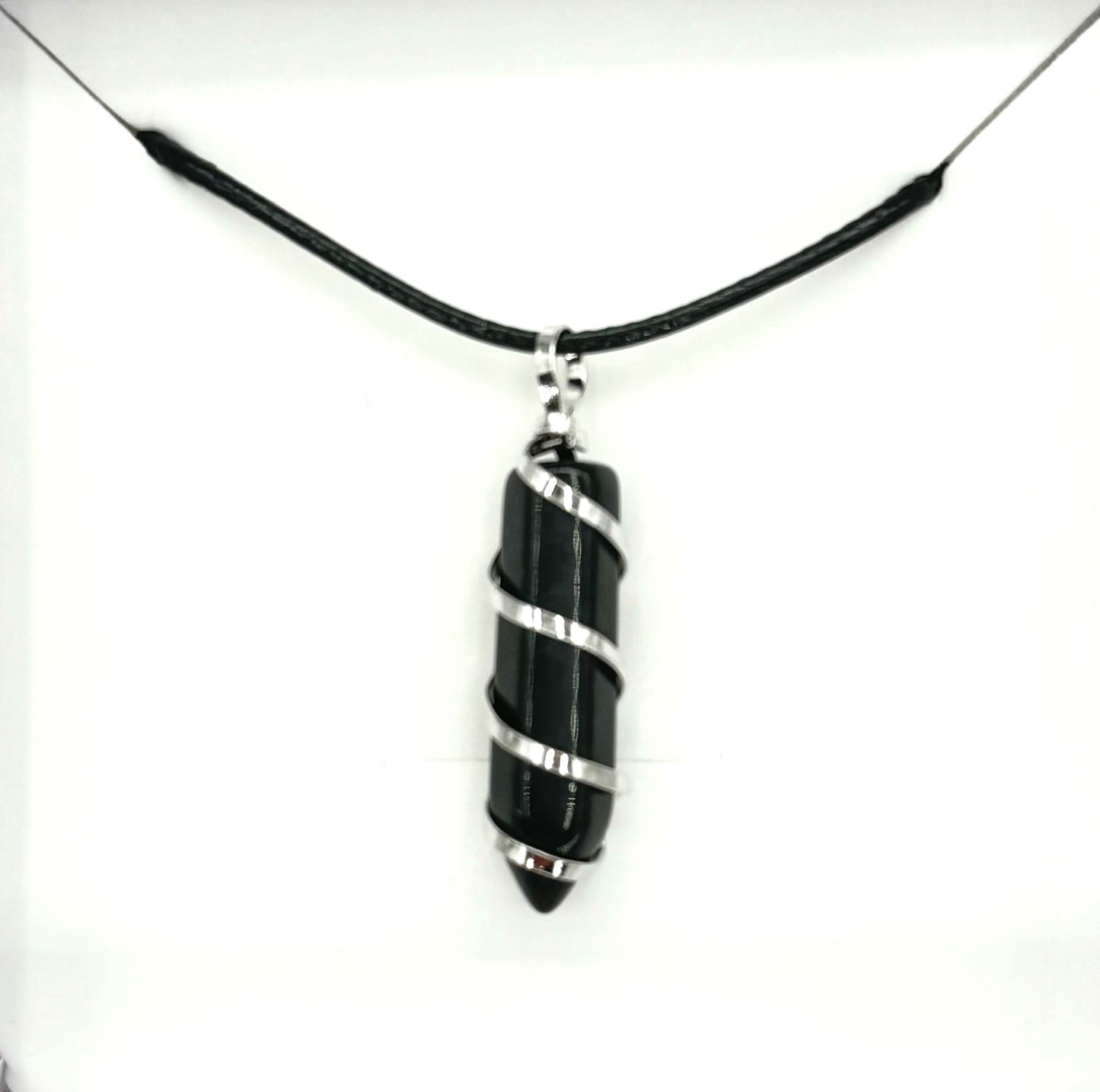 Edelsteenhanger Ketting - Onyx