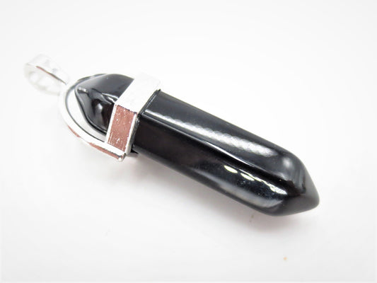 Edelstein Anhänger - Schwarzer Onyx