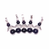 Engel Edelsteen Pendant Set (5st) - Blauw Zandsteen