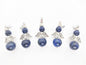Engel Edelsteen Hangerset (5st) - Lapis Lazuli