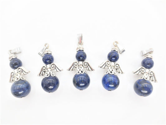 Engel Edelstein Anhnger Set (5 stuks) - Lapis Lazuli