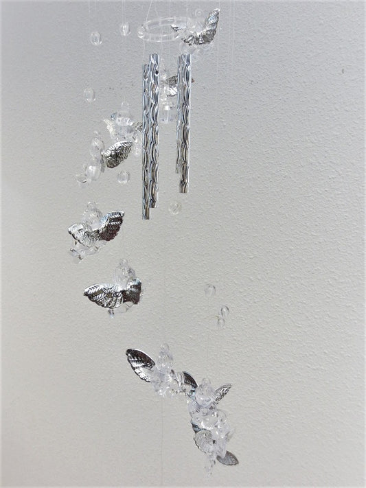 Engelen windgong - Silber