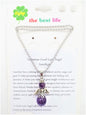 Engelen ketting - amethyst
