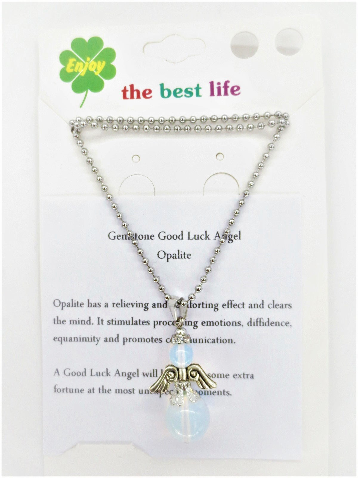 Engelen ketting - Opalite