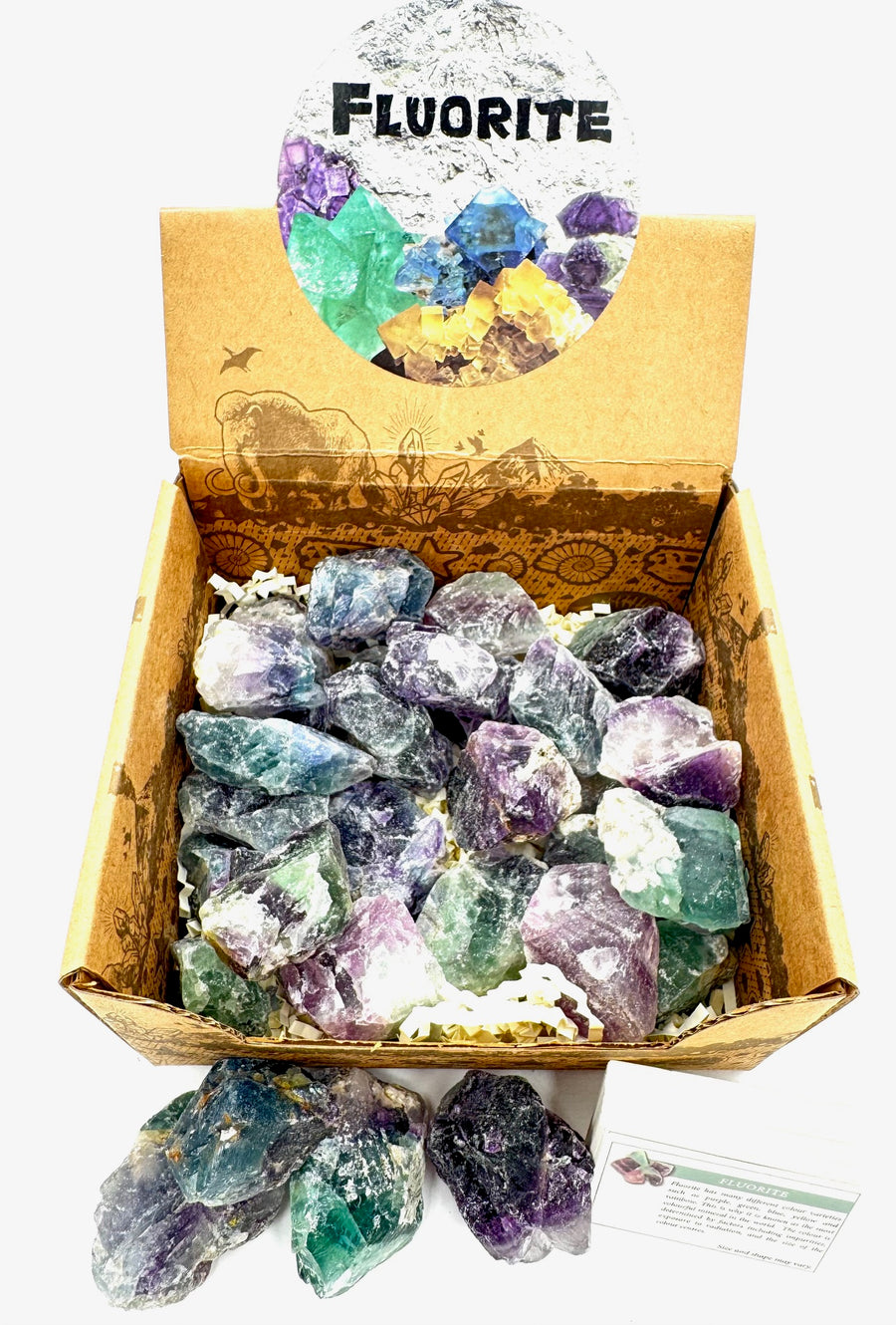 Fluoriet Clusters (30 stuks)
