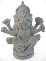 Ganesha met rat klein hematiet
