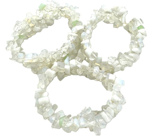 Geclusterde Opaal Edelsteenarmbanden