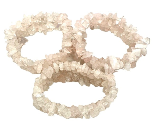 Geclusterde Rozenkwarts Edelsteenarmbanden