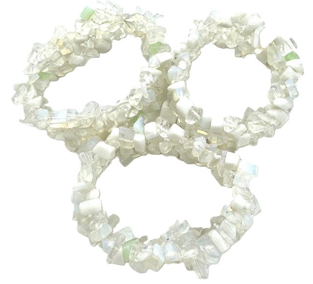 Geclusterde Opal Edelsteinarmbänder