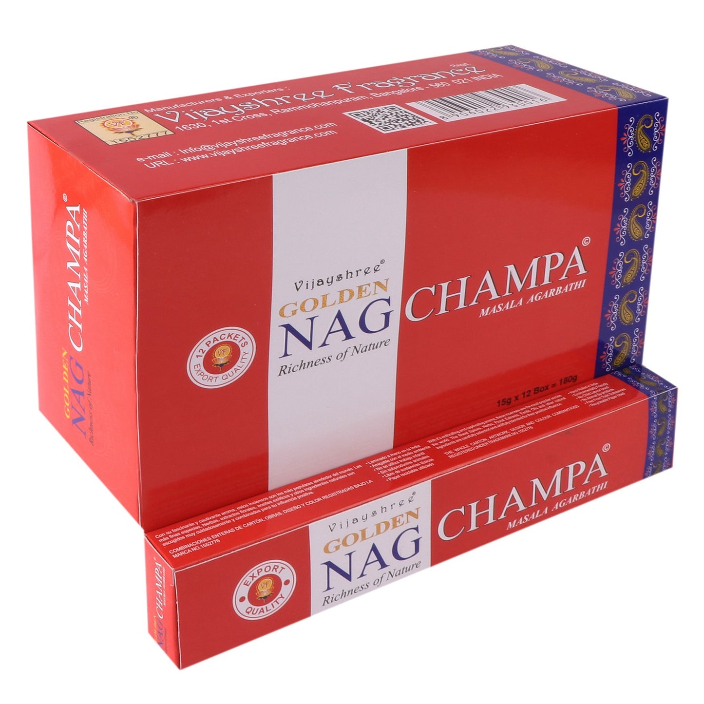 Vijayshree Golden Nag Masala 15 gram - Champa