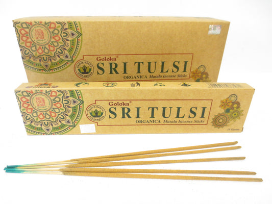 Goloka Sri Tulsi Natural Masala Wierookstokjes