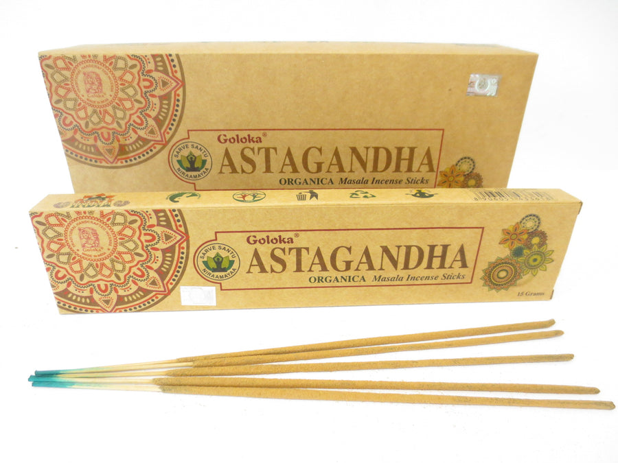 Goloka Astagandha Natural Masala Wierookstokjes