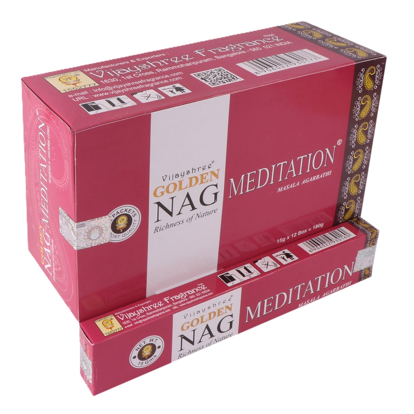 Vijayshree Golden Nag Masala 15 gram - Meditatie